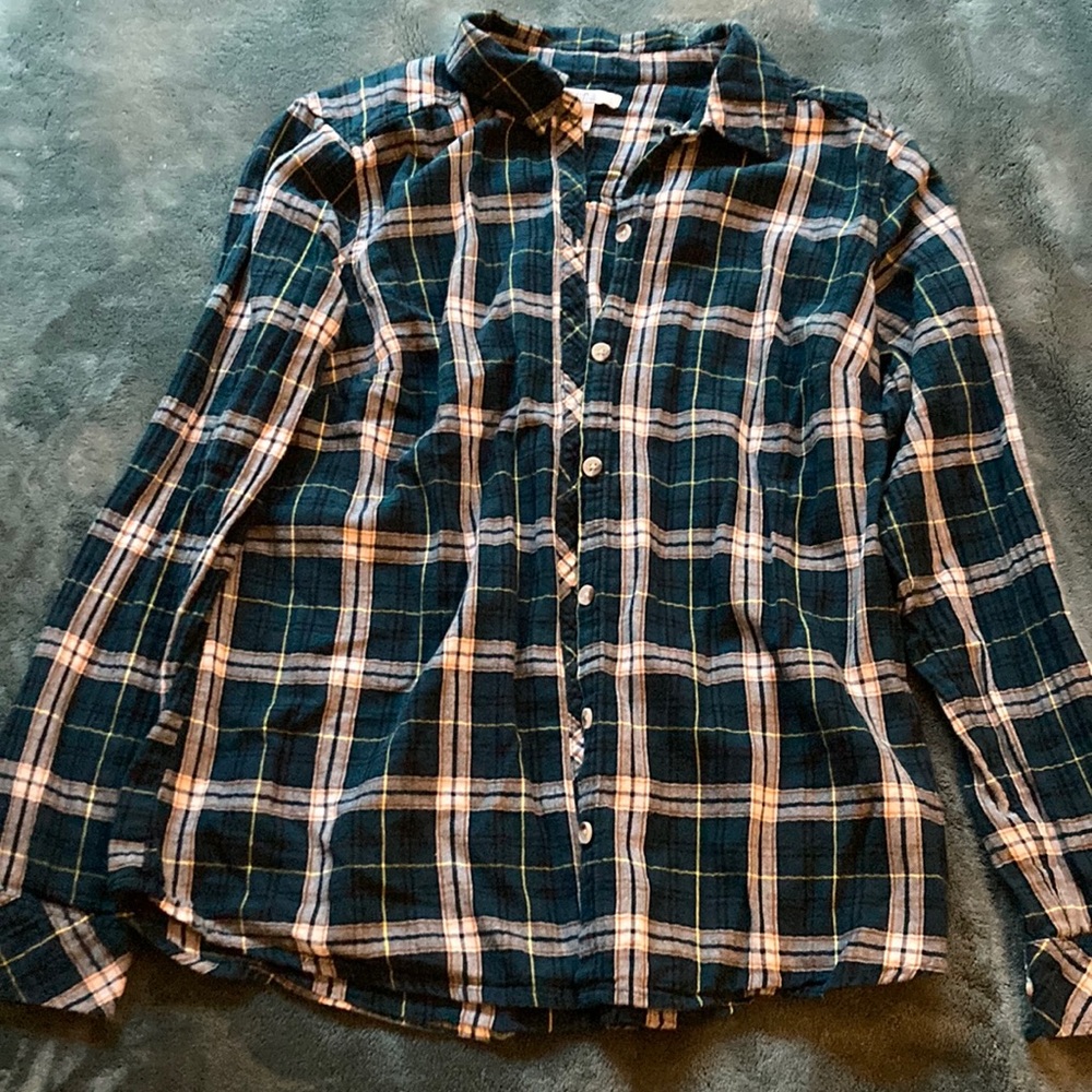 Womens button up flannel